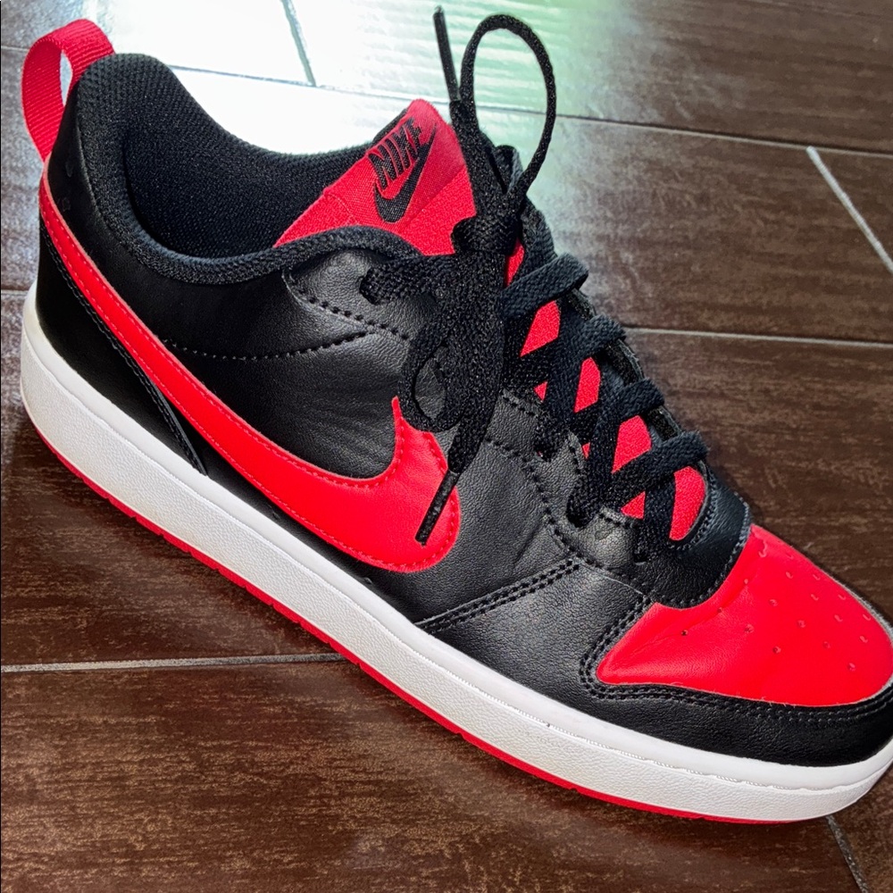 Nike Red and Black Athletic Shoes